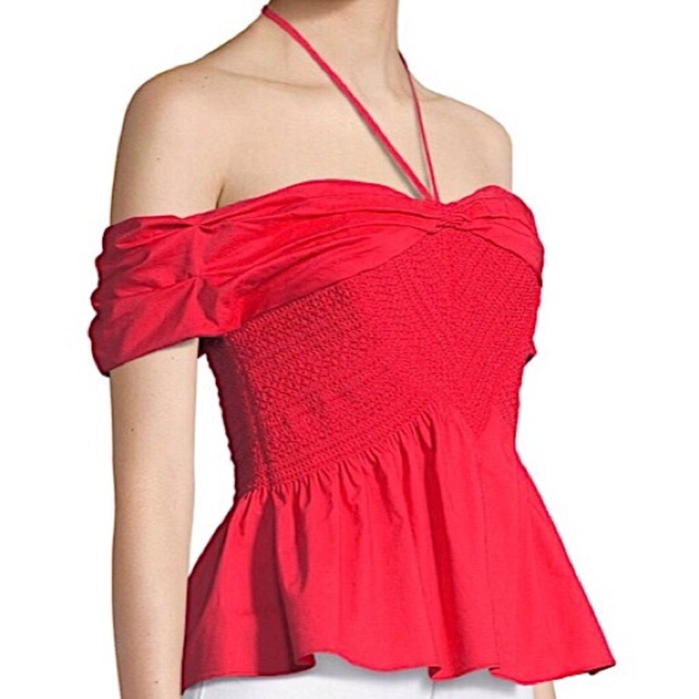 SOLD Tanya Taylor “Kirsten” Off-The-Shoulder Top